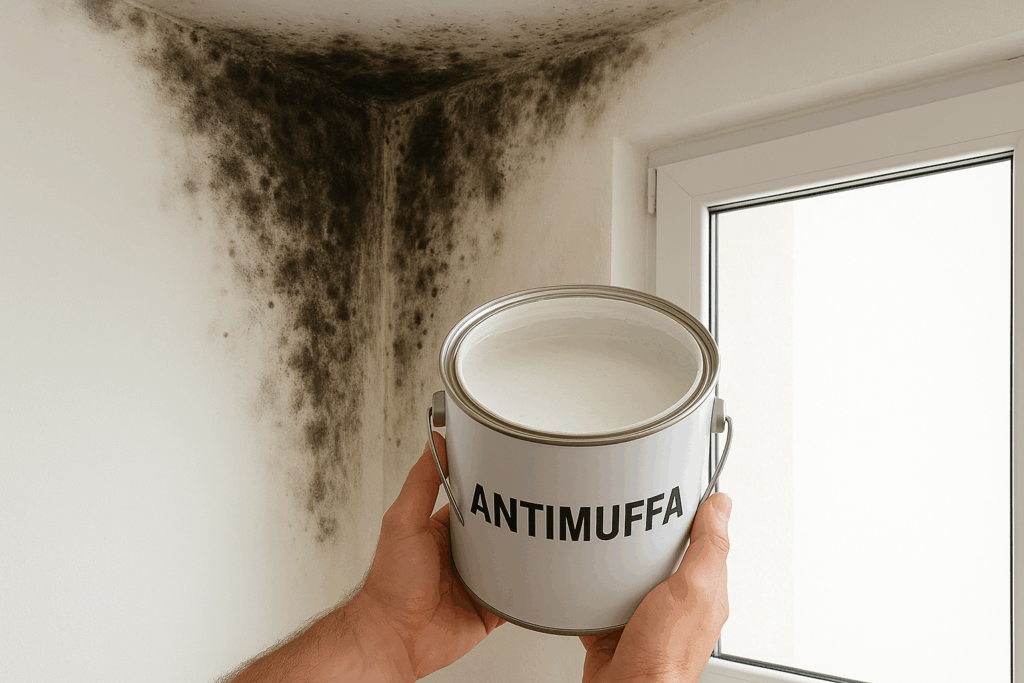 La pittura antimuffa elimina davvero il problema? Scopri cosa funziona davvero