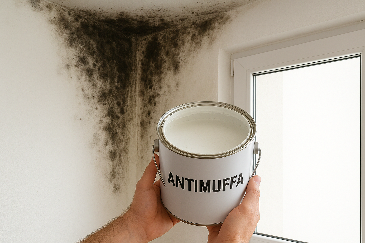 La pittura antimuffa elimina davvero il problema? Scopri cosa funziona davvero